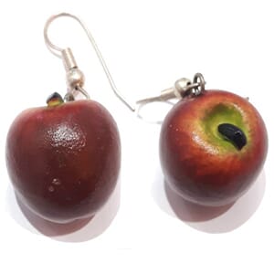 Øredobber - epler i porselen