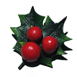 Brosje med kristornmotiv