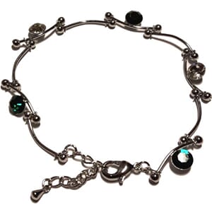 Armbånd med Swarovski krystaller