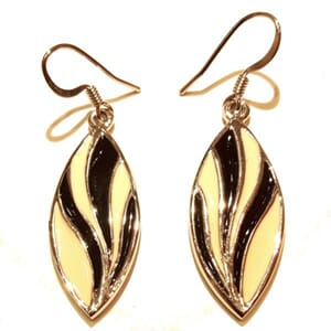 Øredobber med emalje