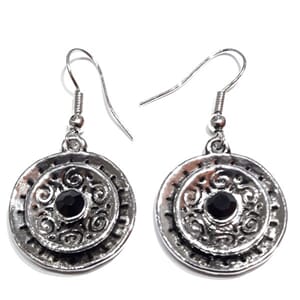 Øredobber med rondeller og Swarovski krystaller