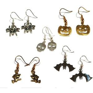Halloween øredobber