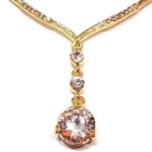 Halssmykke med cubic zirconia