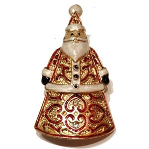 Brosje med nisse-motiv