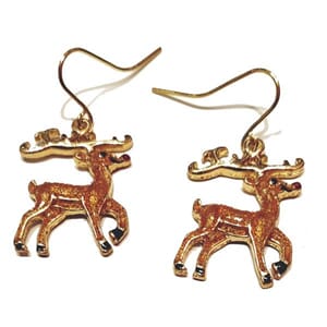 Øredobber med reinsdyr-motiv