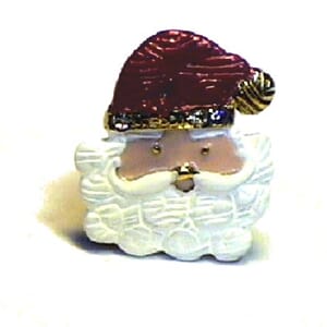 Brosje med julenissemotiv