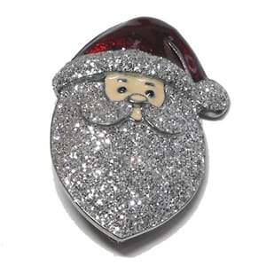 Brosje med julenissemotiv