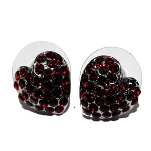 Ørestuds med hjertemotiv