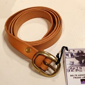 Håndlaget lærbelte