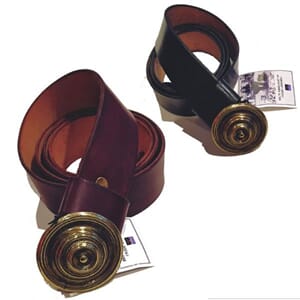 Håndlaget belte med "viking"-spenne