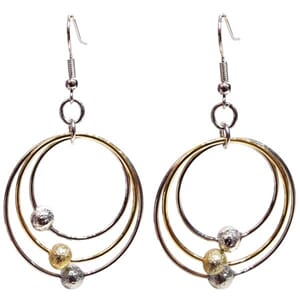 Øredobber med ringer og kuler