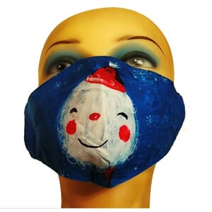 Munnbind med jule-motiv