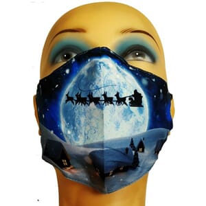 Munnbind med jule-motiv