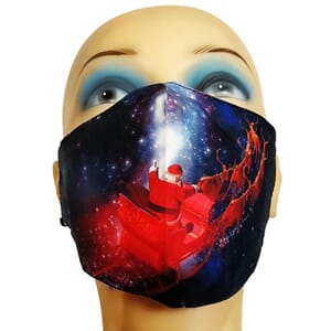 Munnbind med jule-motiv