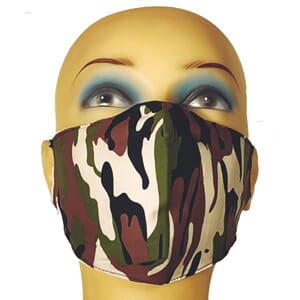 Munnbind med kamuflasje-motiv