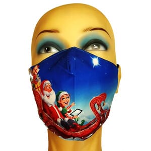 Munnbind med jule-motiv