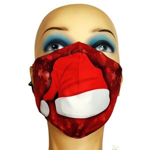 Munnbind med jule-motiv