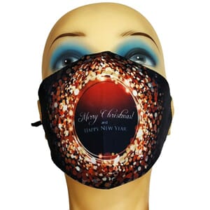 Munnbind med jule-motiv