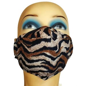 Munnbind med tiger-motiv