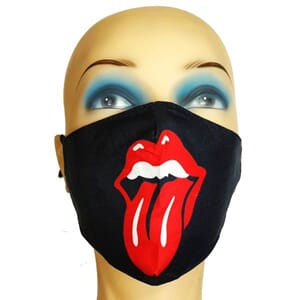 Munnbind med leppa til Stones motiv