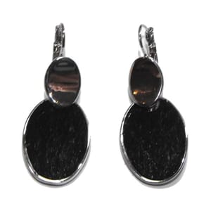 Øredobber med kuskinn