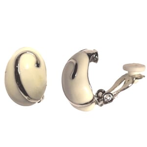 Øreclips med emalje