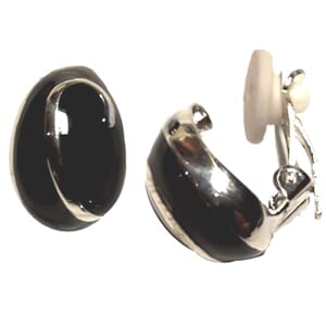 Øreclips med emalje