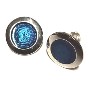 Øreclips med emalje