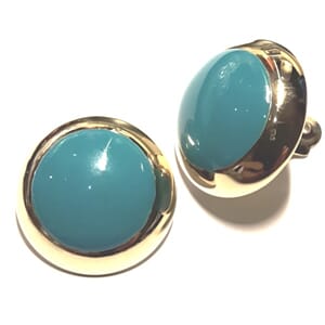 Øreclips med emalje