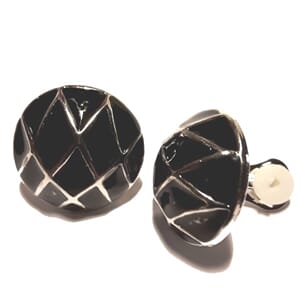 Øreclips med emalje