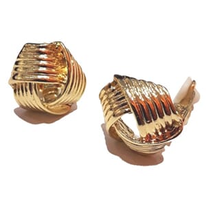 Øreclips med knutemotiv