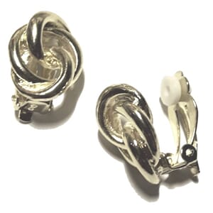 Øreclips med knutemotiv