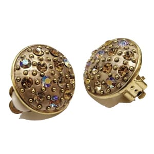 Øreclips med Swarovski krystaller