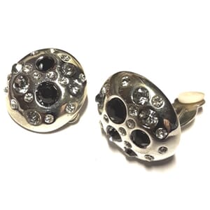 Øreclips med Swarovski krystaller