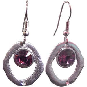 Øredobber med Swarovski krystaller