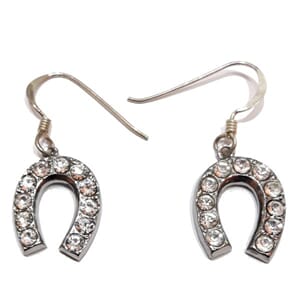 Øredobber med hesteskomotiv