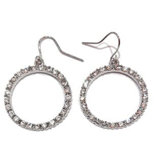 Øreringer med Swarovskikrystaller