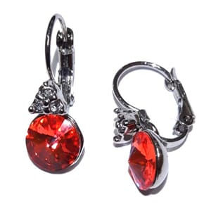 Øredobber med Swarovski krystaller