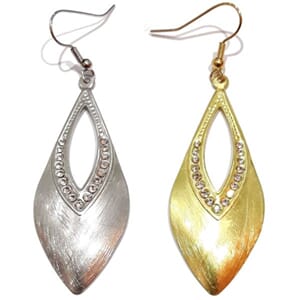 Øredobber med Swarovski krystaller