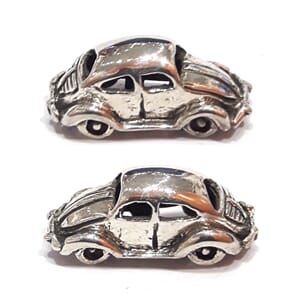 Ørestuds i sølv med VW-boble-motiv