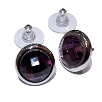 Ørestuds med Swarovski-krystaller