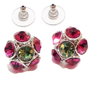 Ørestuds med Swarovski-krystaller