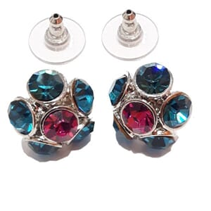 Ørestuds med Swarovski-krystaller