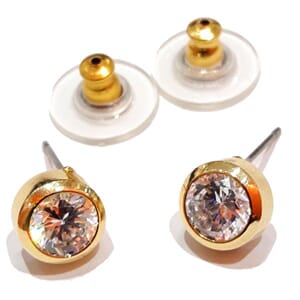 Ørestuds med Swarovskikrystaller