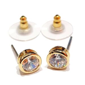 Ørestuds med Swarovskikrystaller