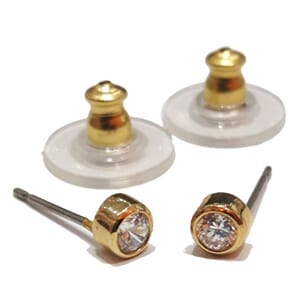 Ørestuds med Swarovskikrystaller