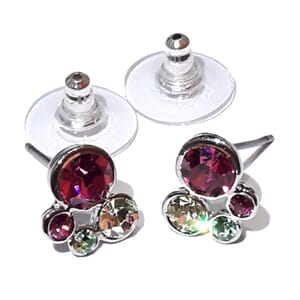 Ørestuds med Swarovski-krystaller