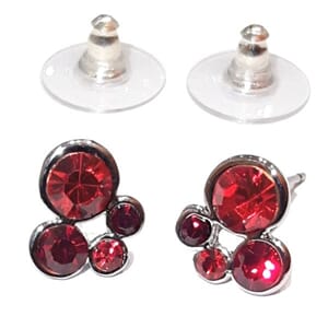 Ørestuds med Swarovski-krystaller