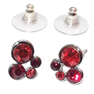 Ørestuds med Swarovski-krystaller