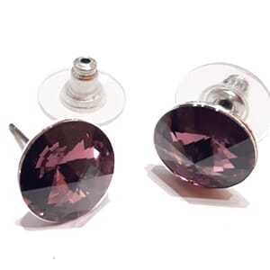 Ørestuds med 12 mm Swarovski-krystaller
